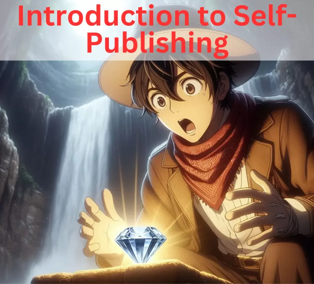 Image of a person finding a diamond which is metaphor for unlocking methods of self-publishing