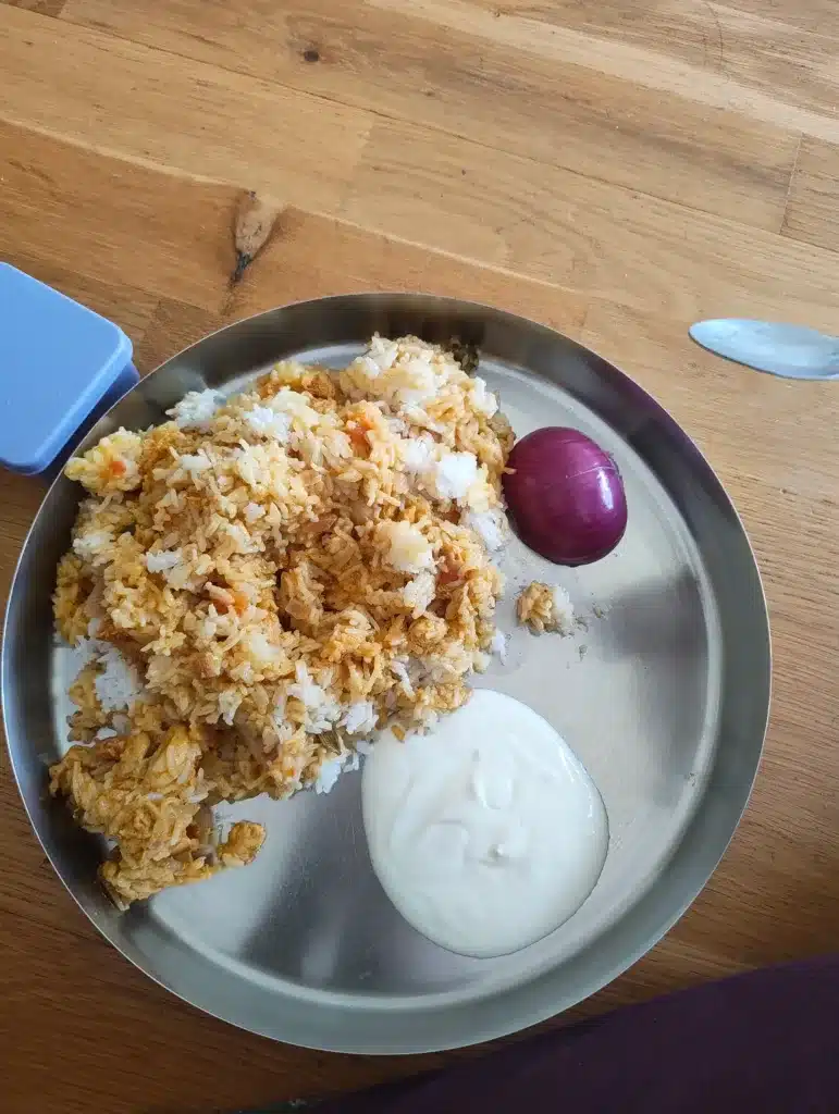 Easy and cheap chicken biryani